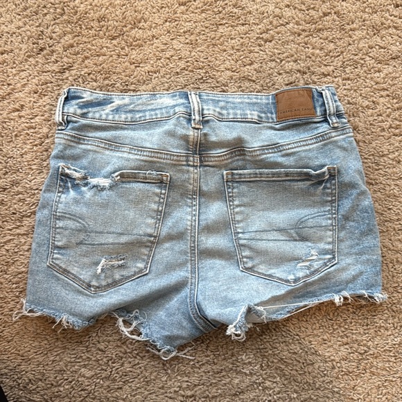 American Eagle Outfitters Women's Blue Denim Shorts - Picture 2 of 3